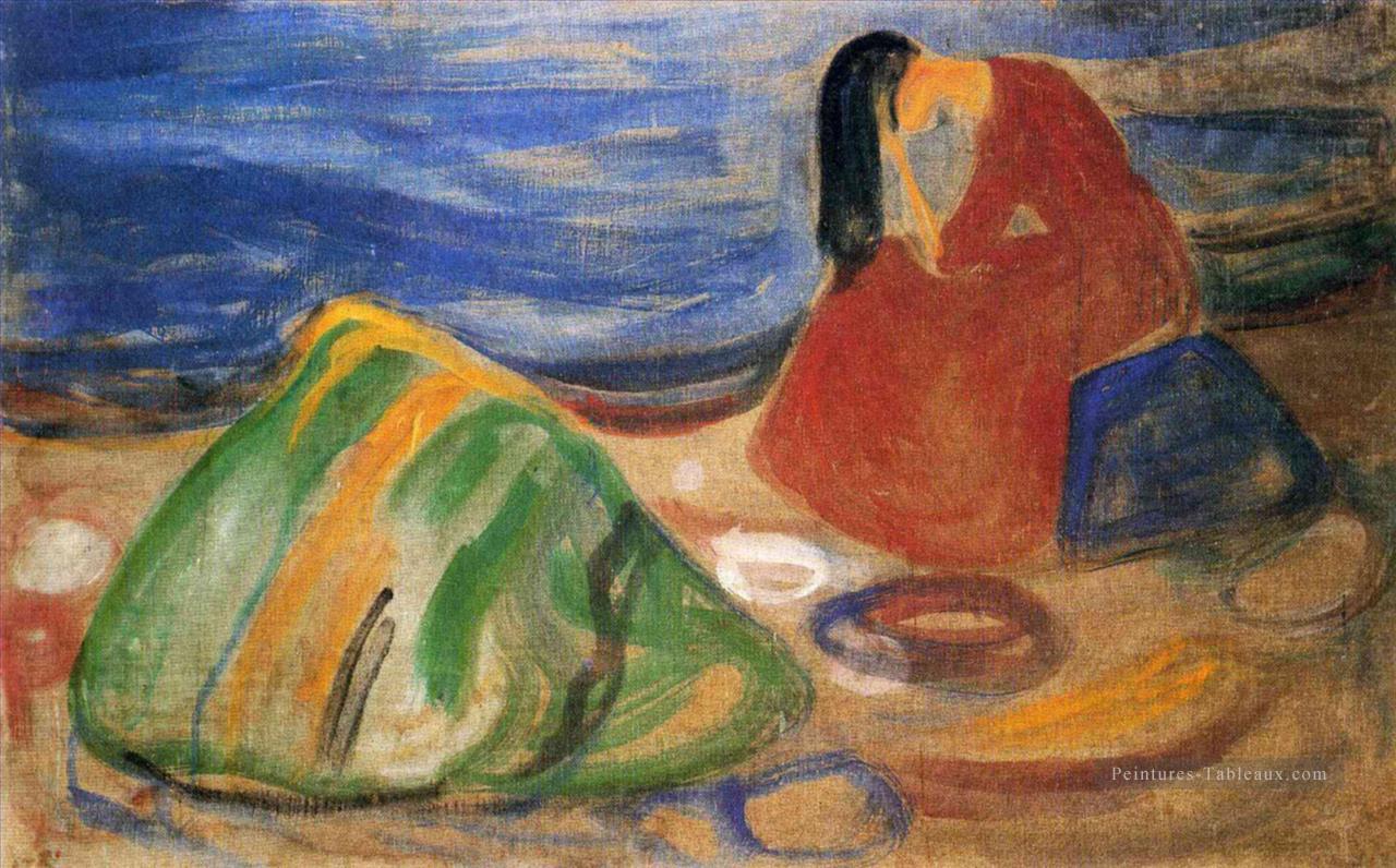 mélancolie Edvard Munch Peintures à l'huile